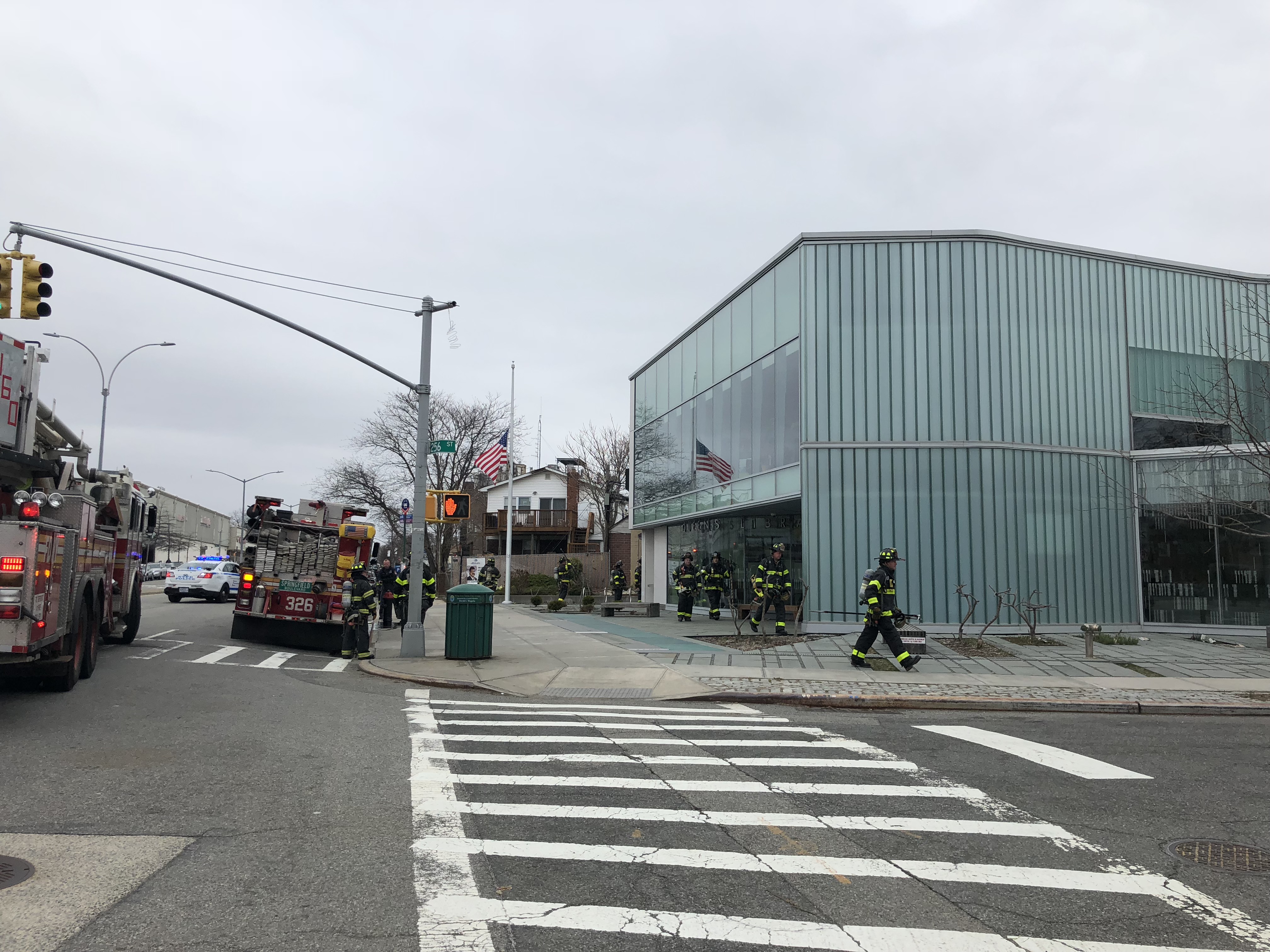 FDNY activity at the Glen Oaks public library.