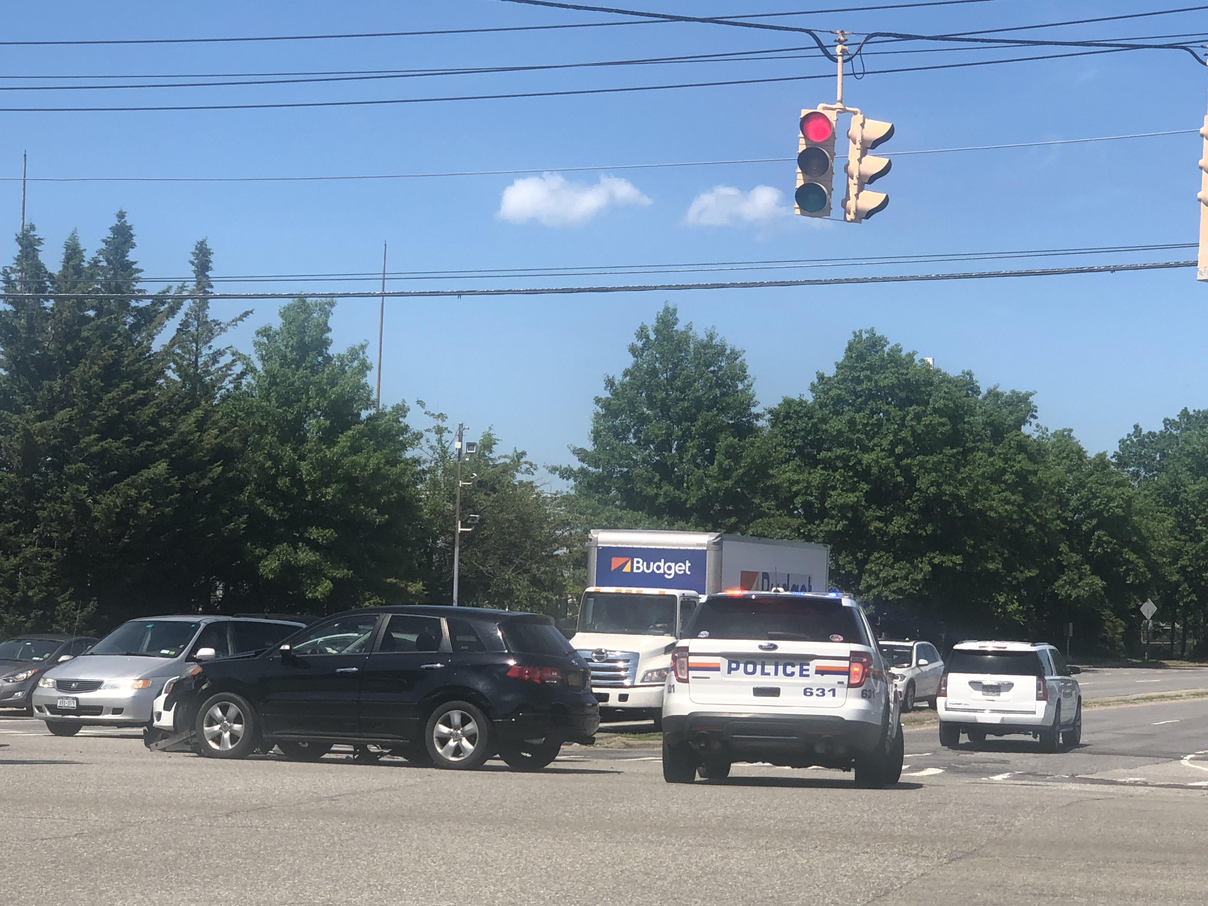 Multiple vehicle accident on Lakeville Road.