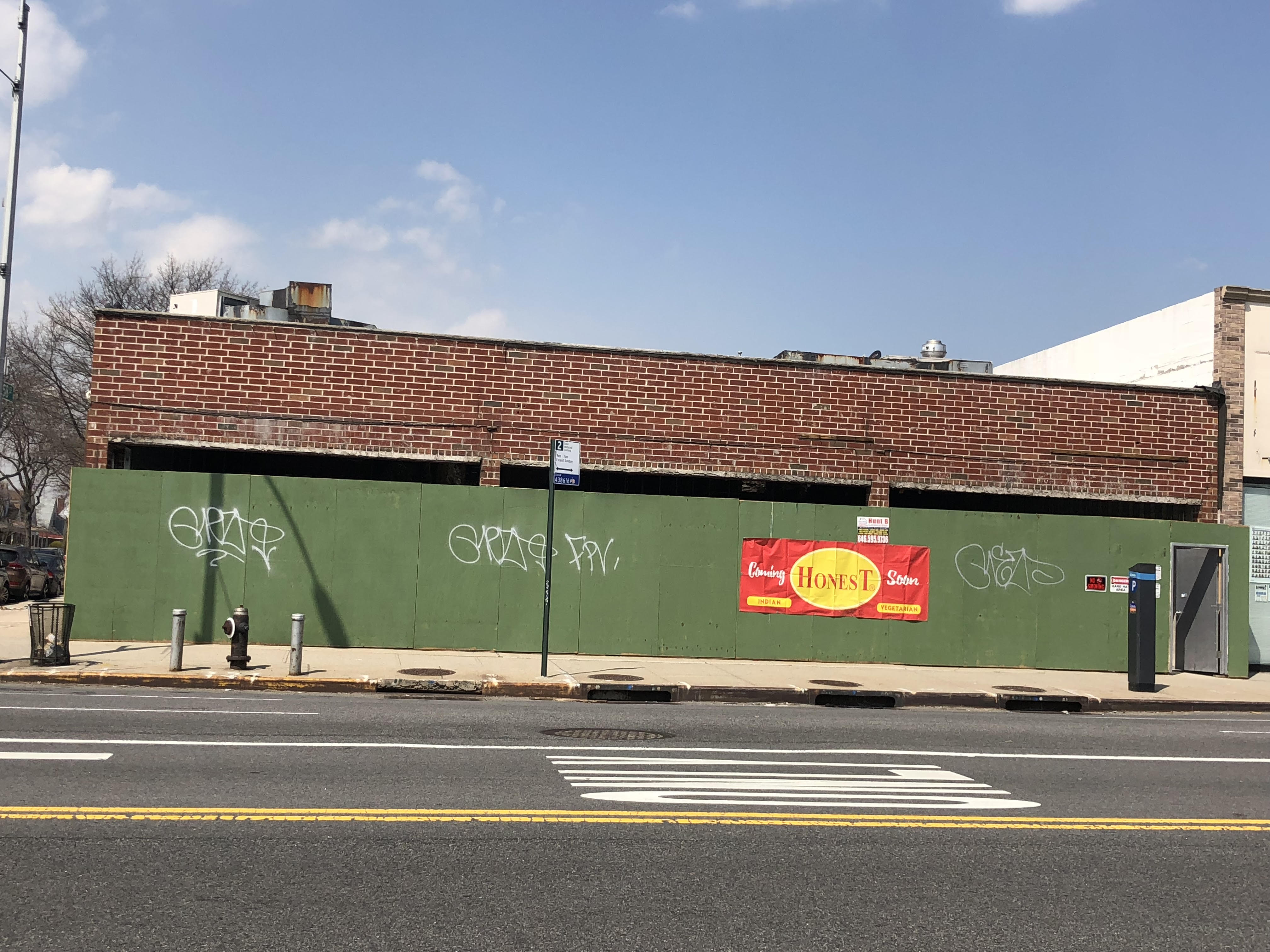 Commercial lot demolished on Hillside Avenue and 258 Street in Floral Park.