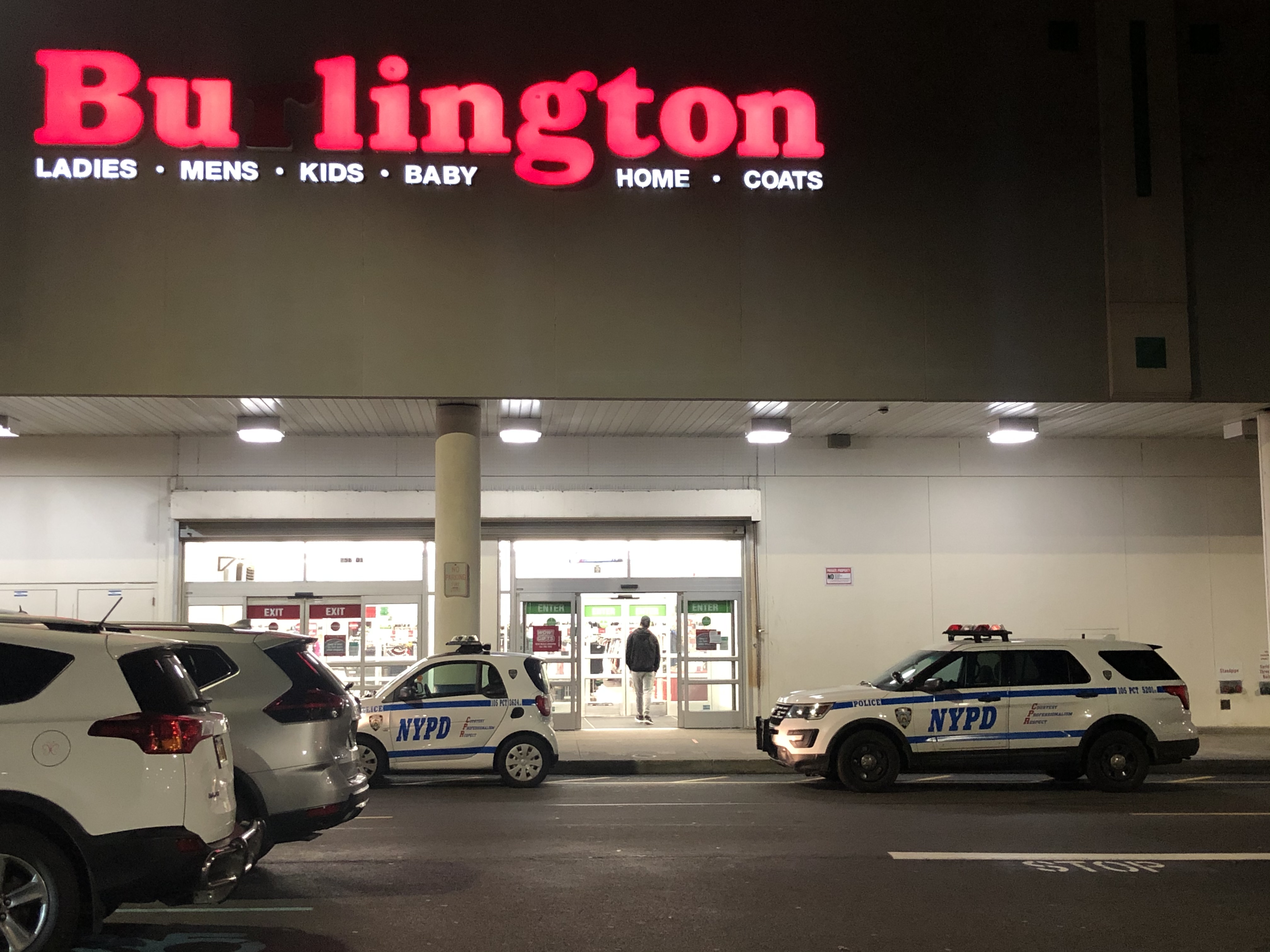 Police investigation inside the Glen Oaks Shopping Center. 