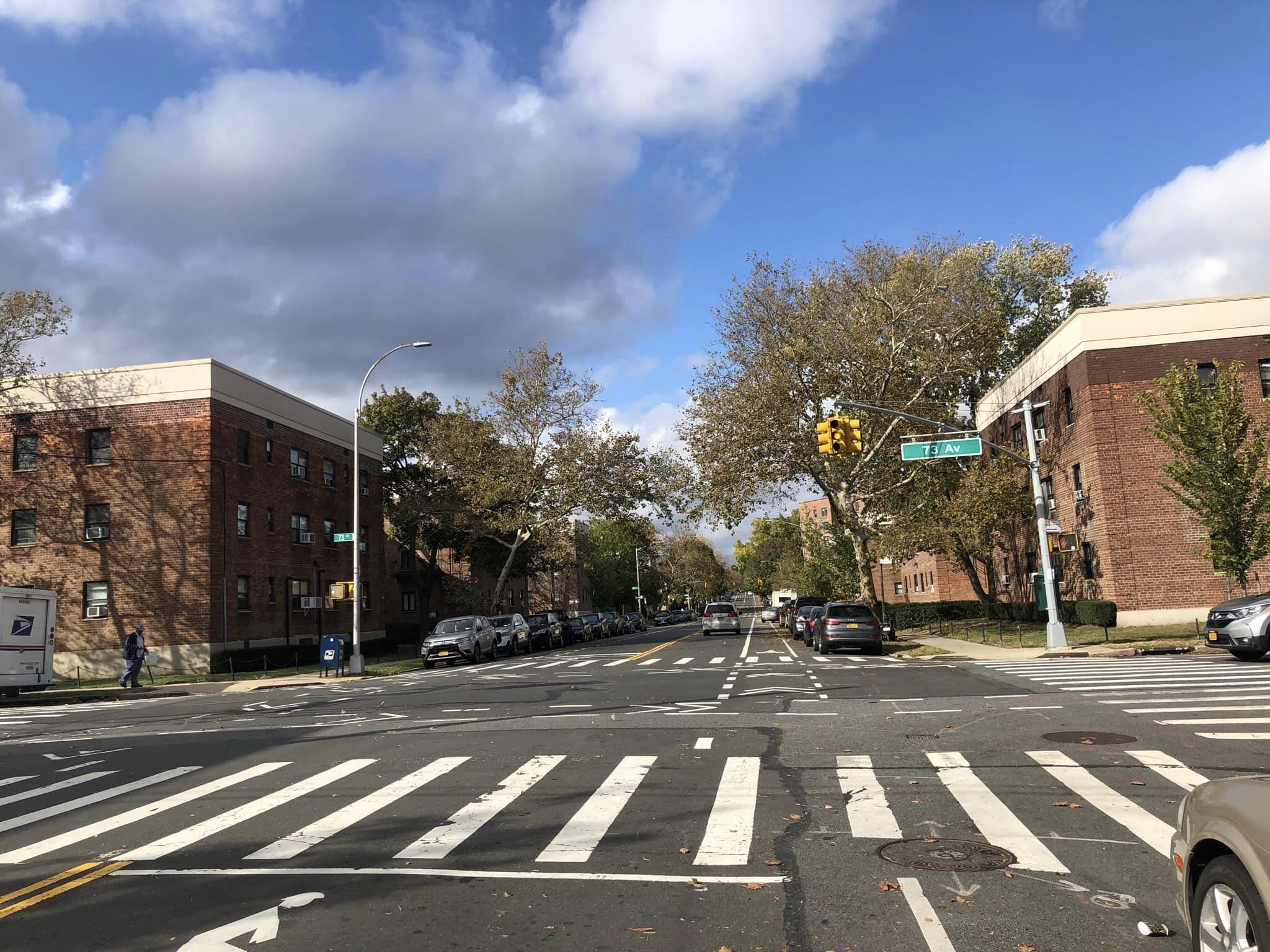 73rd Avenue in Kew Garden Hills.