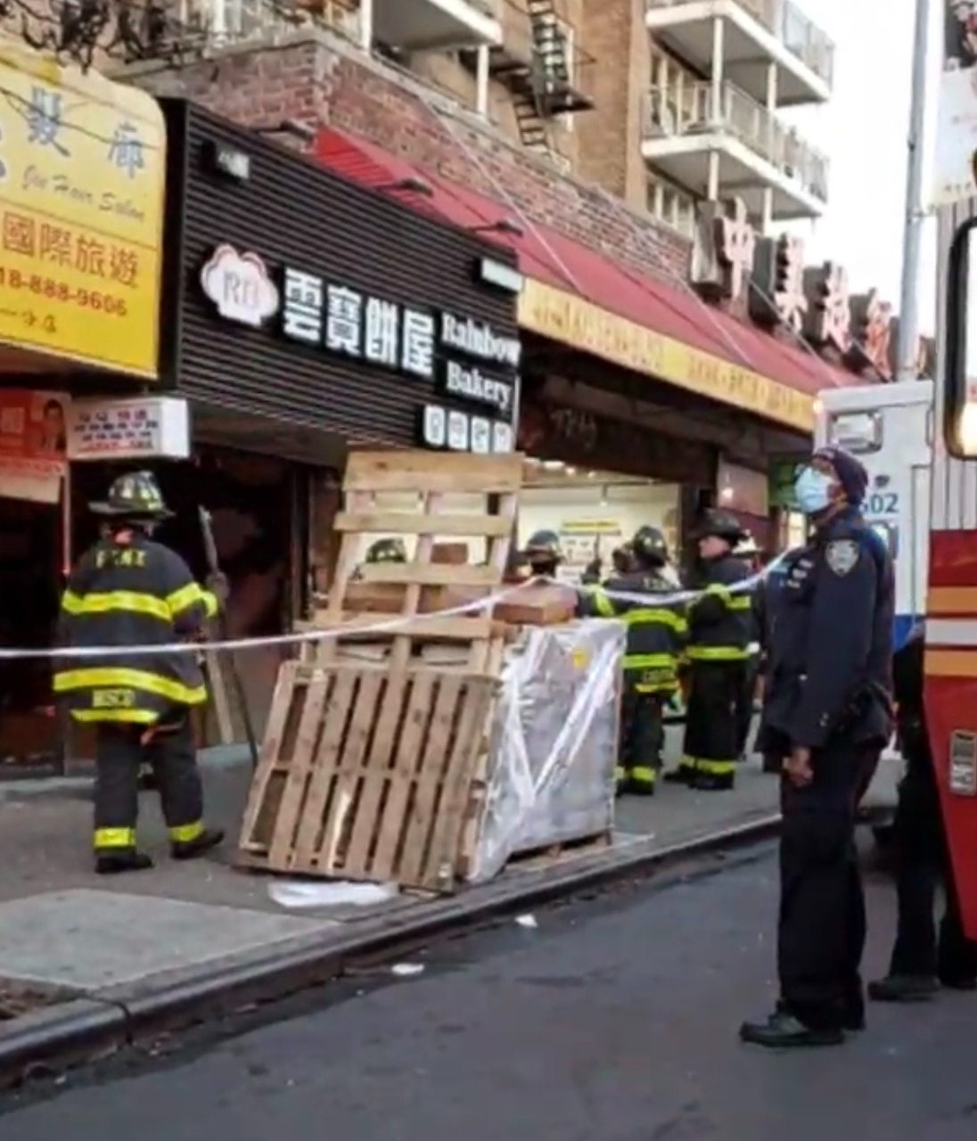 Car went into a commercial location on Kissena Blvd by Sanford Avenue in Flushing.