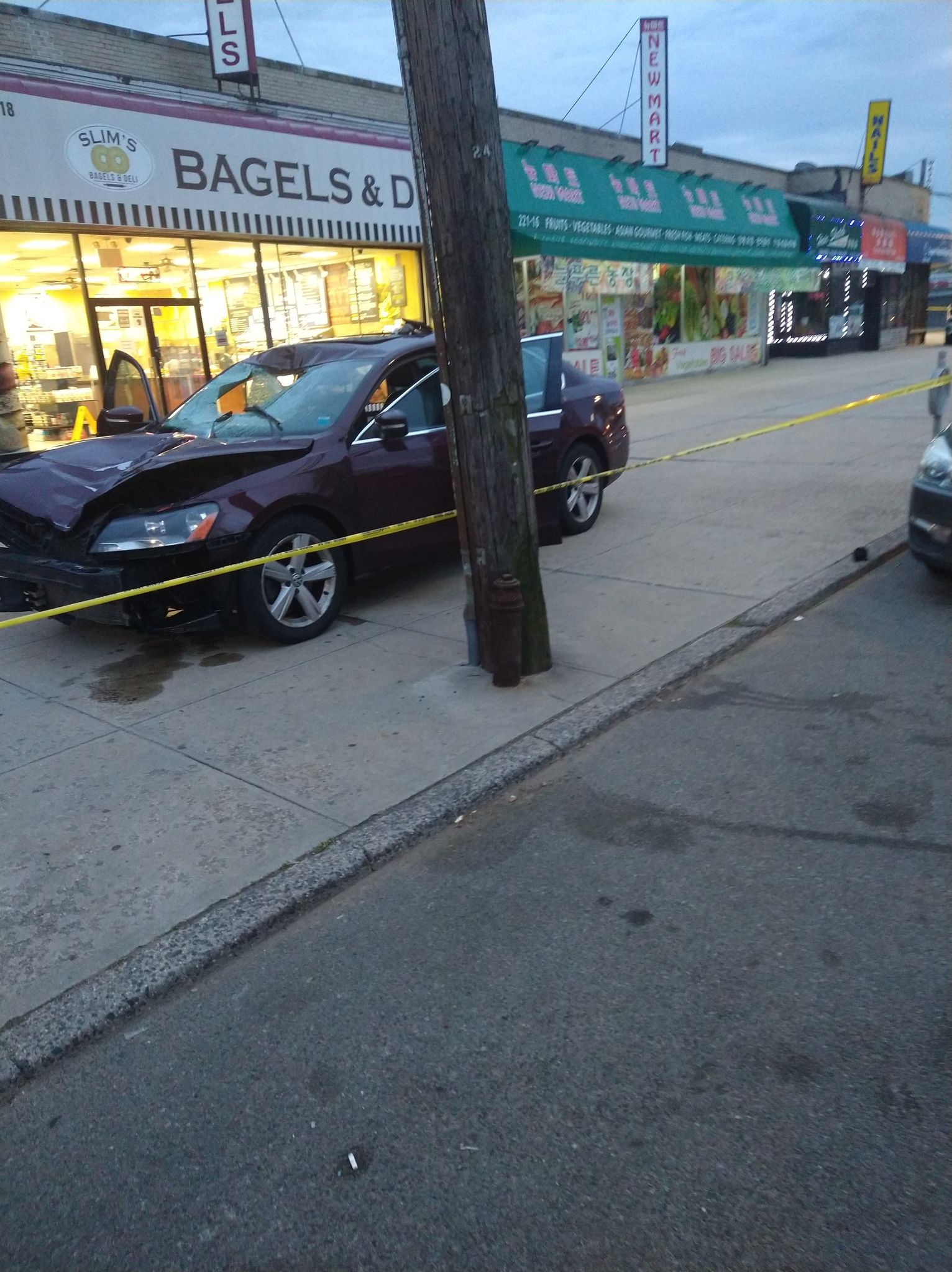 NYPD Highway CIS officer struck by vehicle died in Bayside.