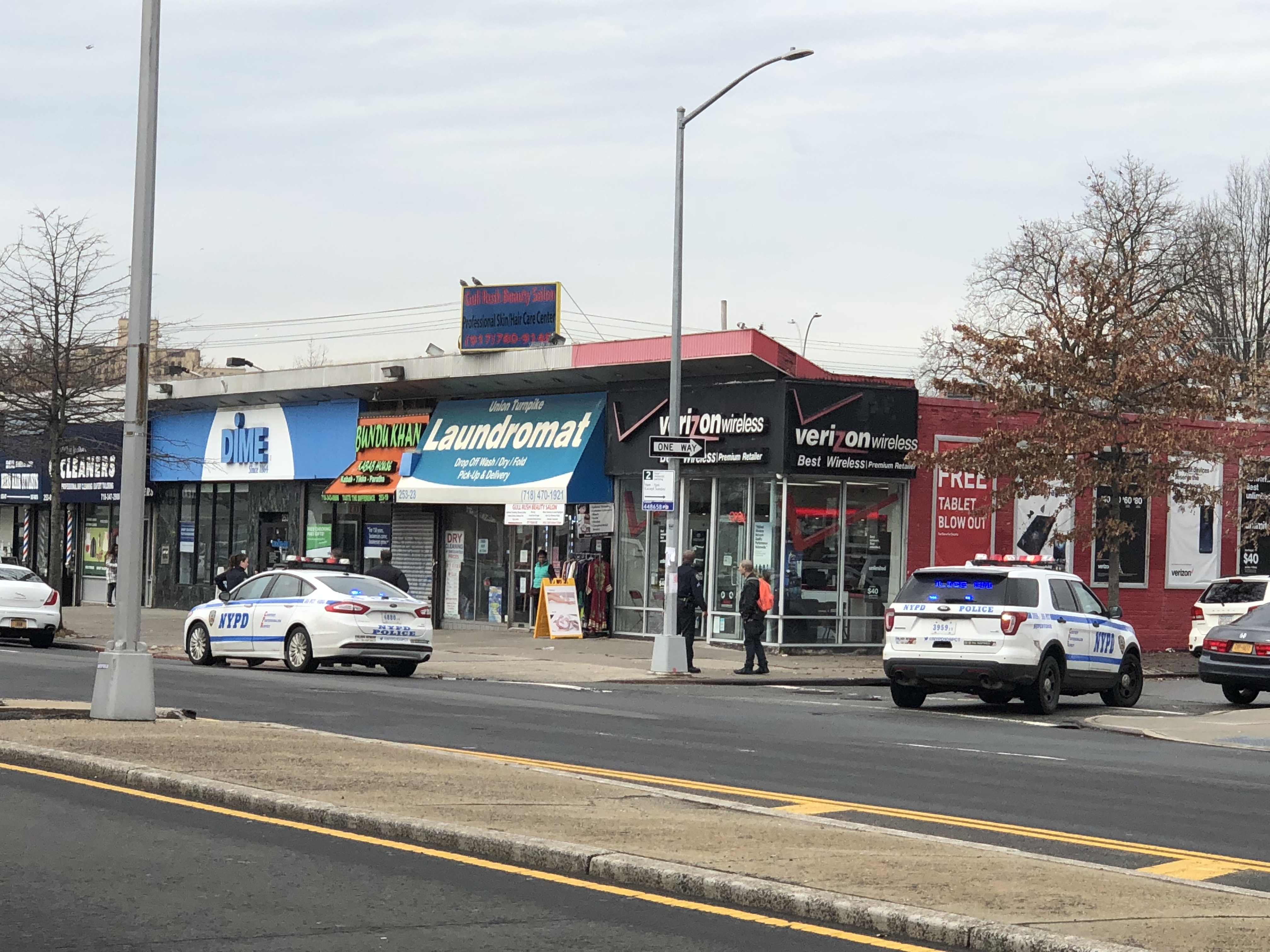 Armed robbery at a local phone in Glen Oaks.