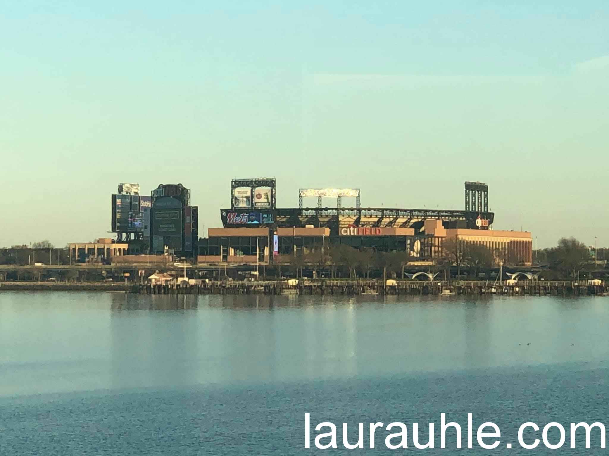 CitiField view from the local airport in Queens.