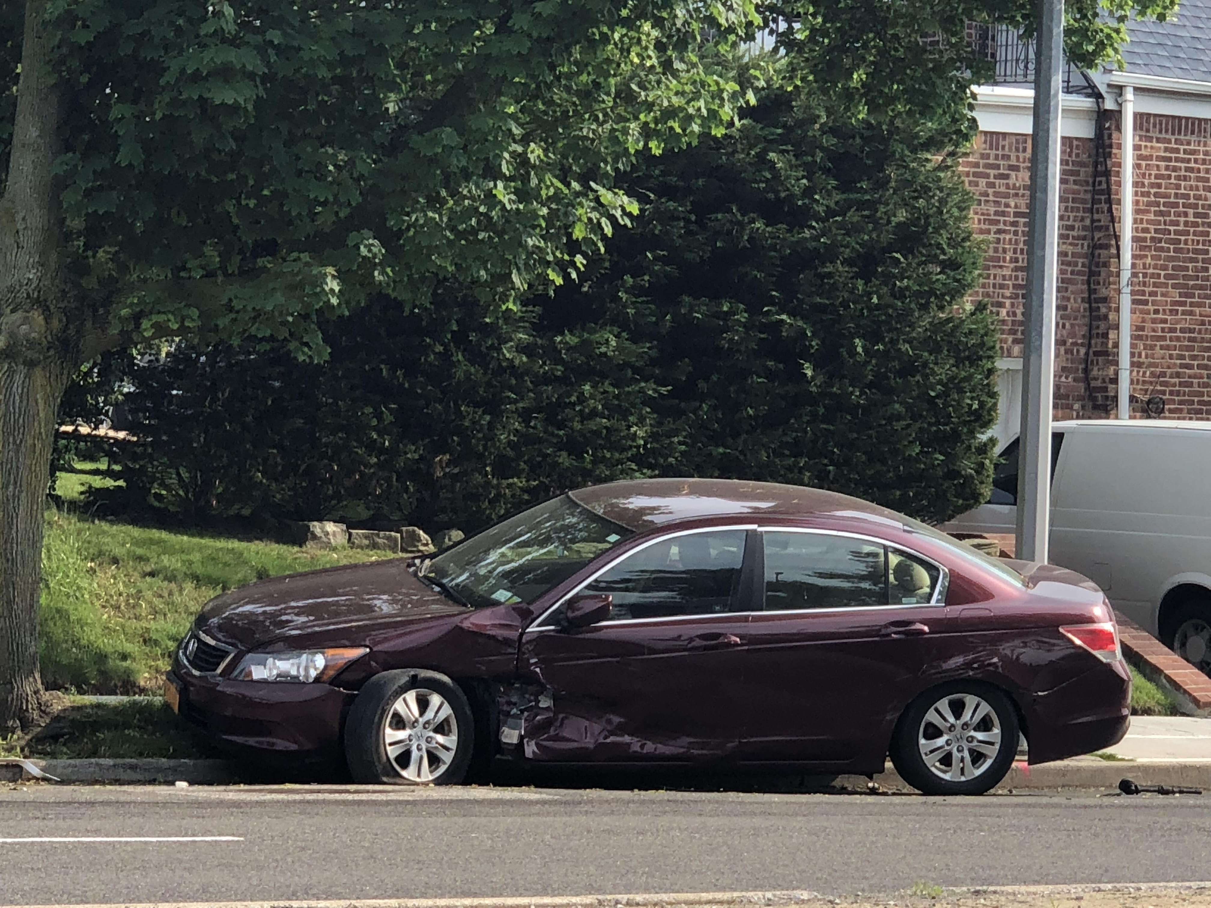 Vehicle accident on Union Turnpike eastbound.