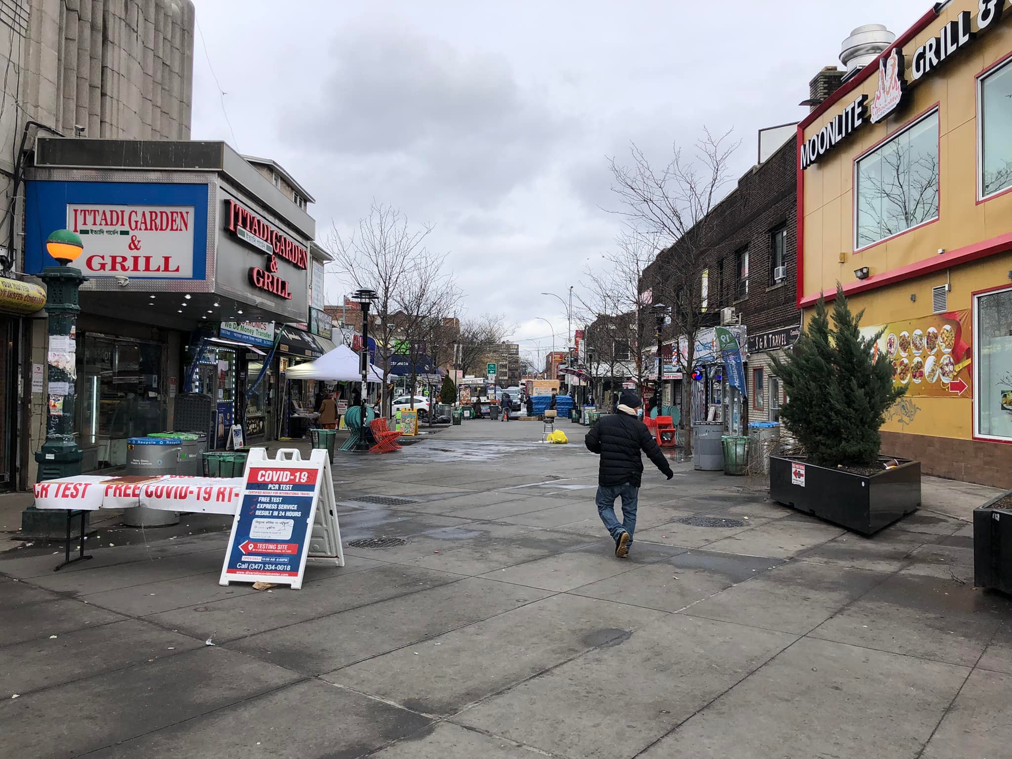 Diversity Plaza in Jackson Heights by 74th Street.