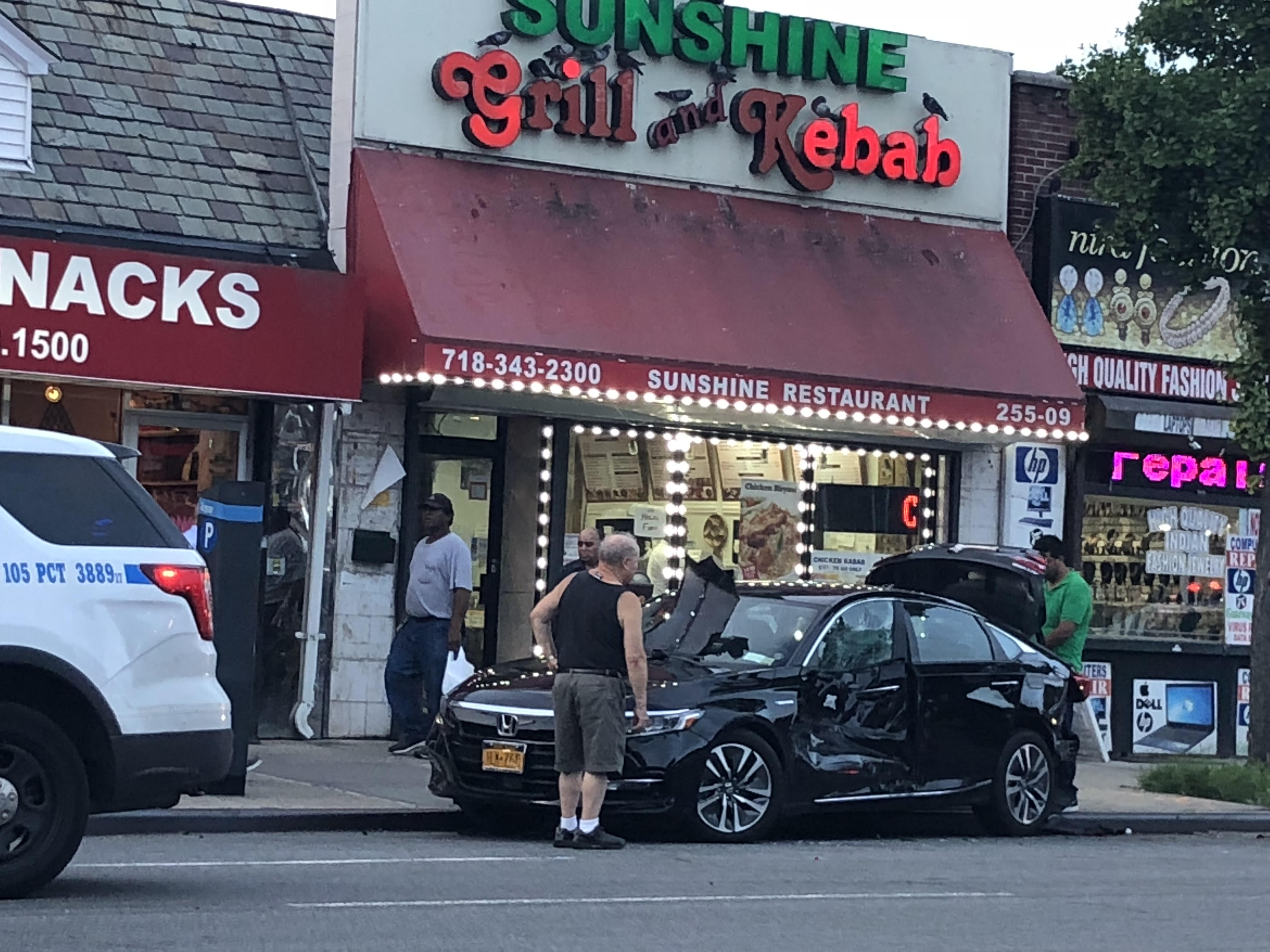 Multiple vehicle accident on Hillside Avenue.