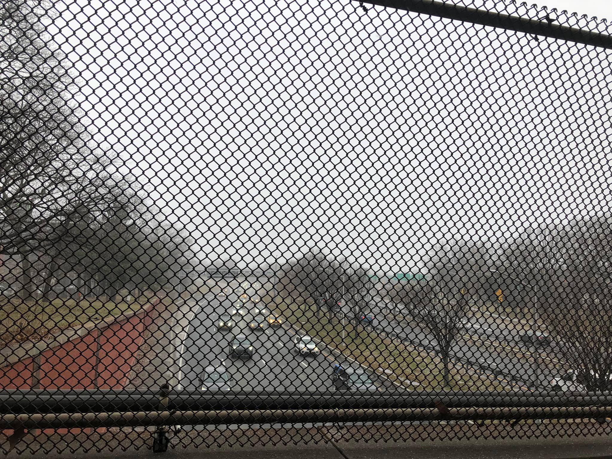 Grand Central Parkway view from the Roosevelt Avenue bridge in Corona.