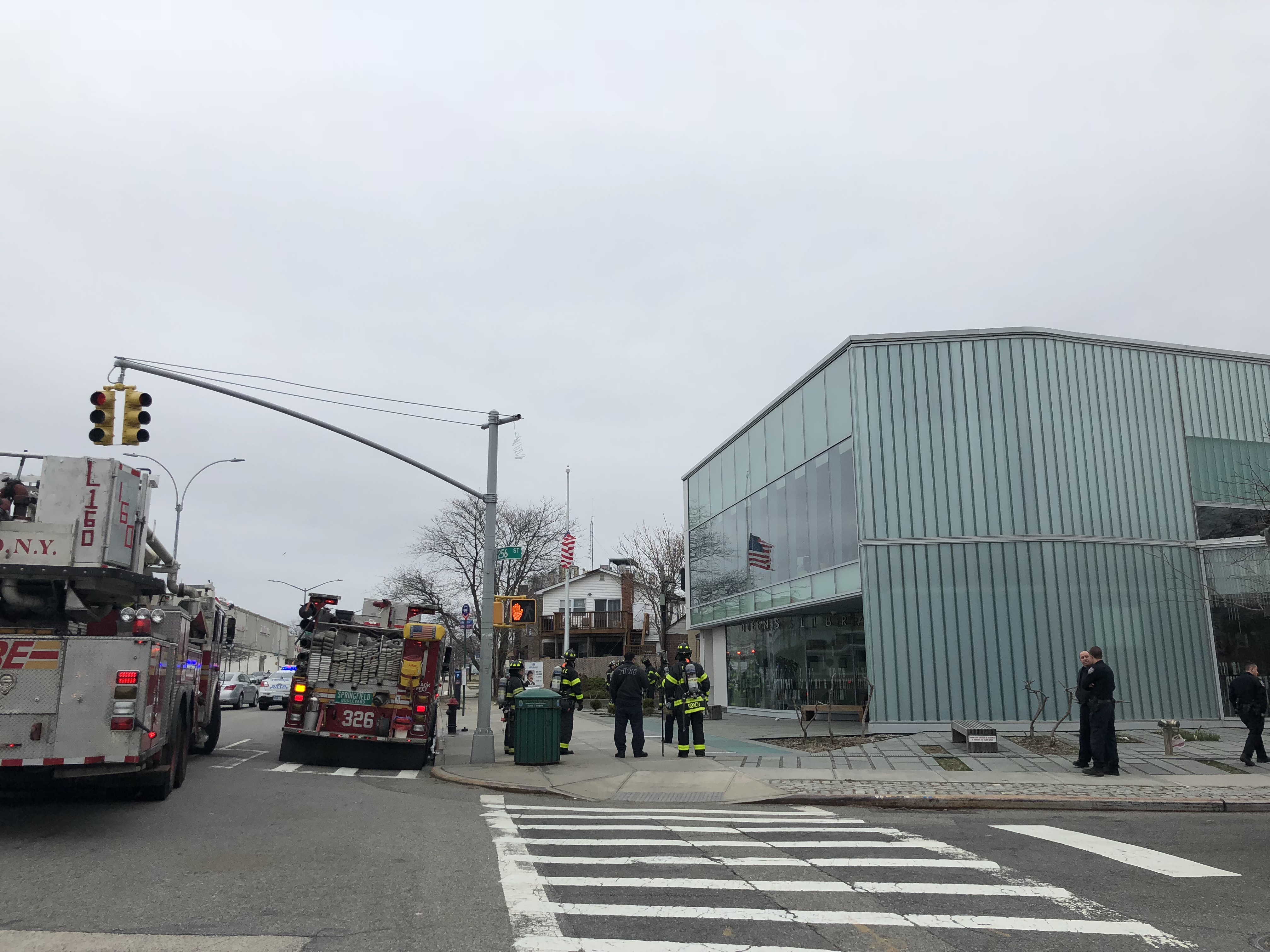 FDNY activity at the Glen Oaks public library.