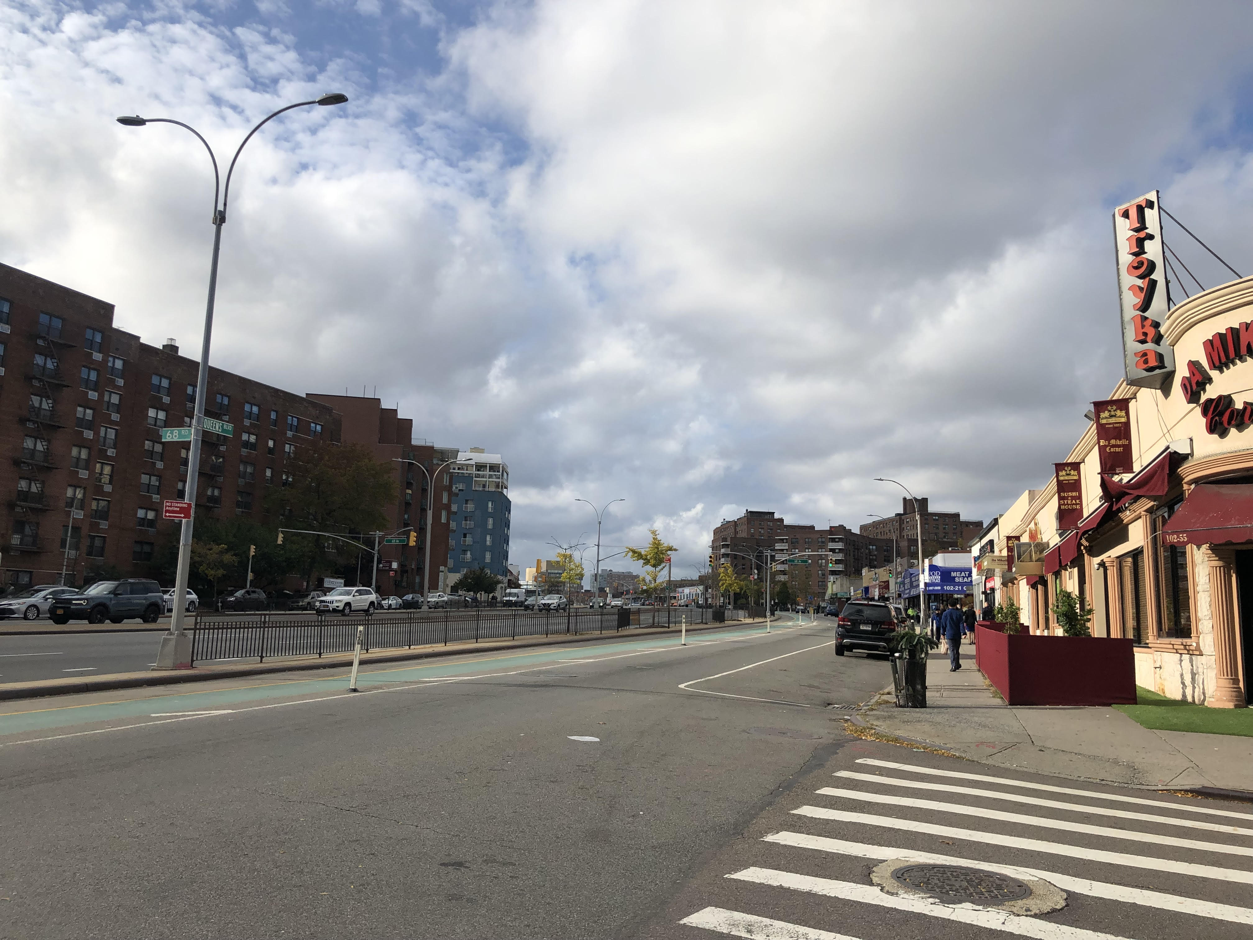 Queens Blvd in Forest Hills.