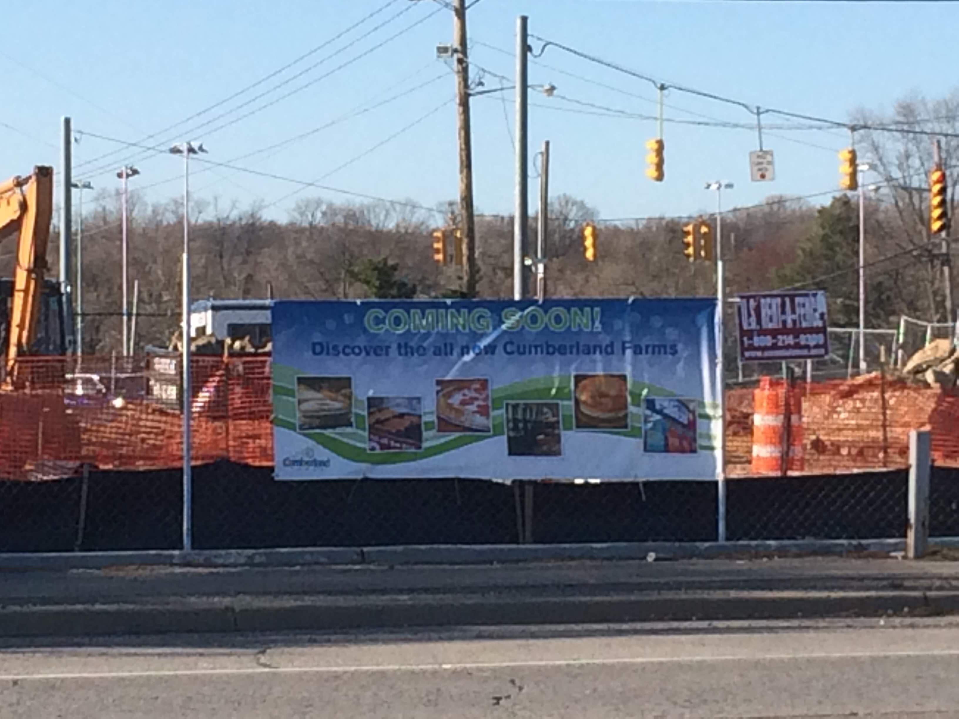 Cumberland Farms on Marcus Avenue under construction in New Hyde Park.